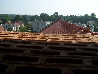 pohled z věže směrem k nádraží